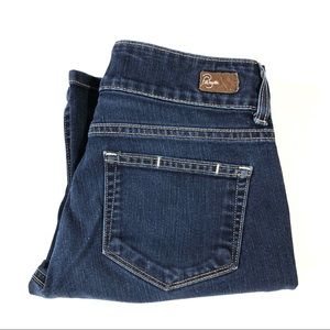 Paige Low Rise Stretch H. H. Boot Cut Jeans